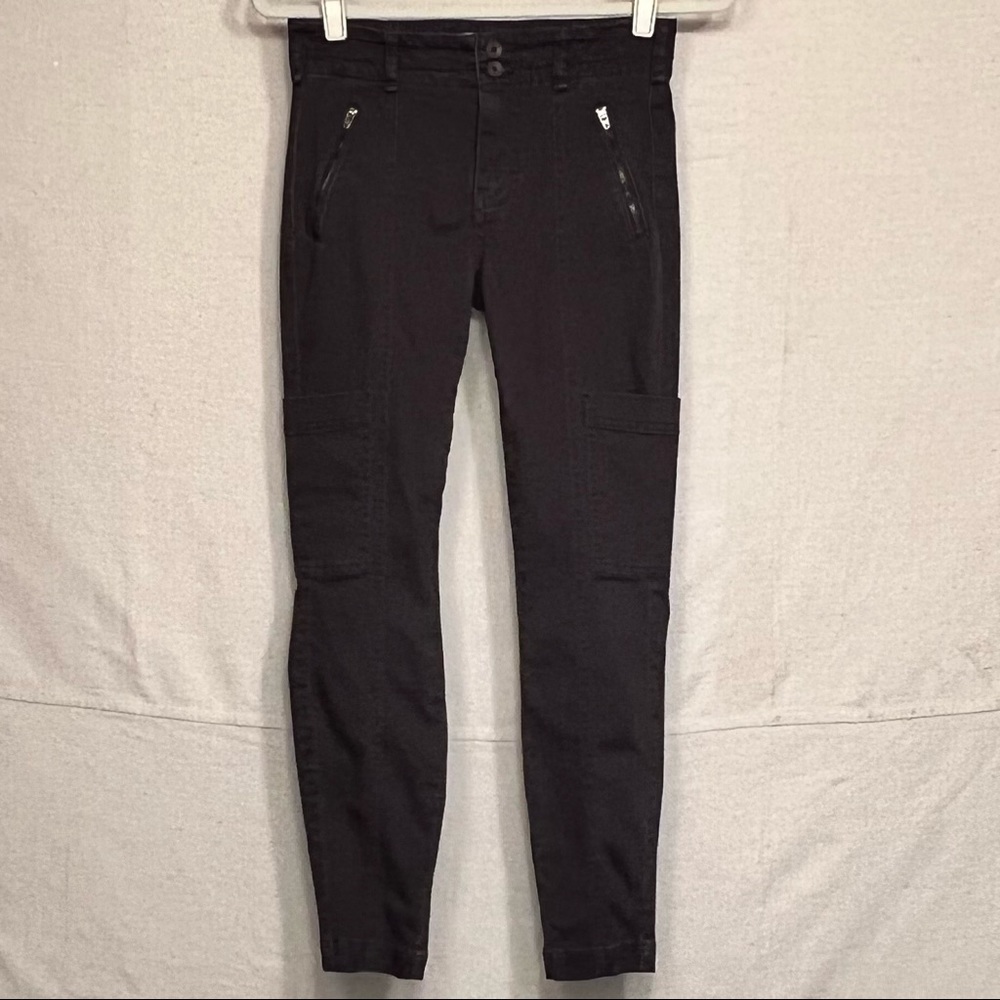 Anthropologie Brand Slim Motorcycle Style Leggings